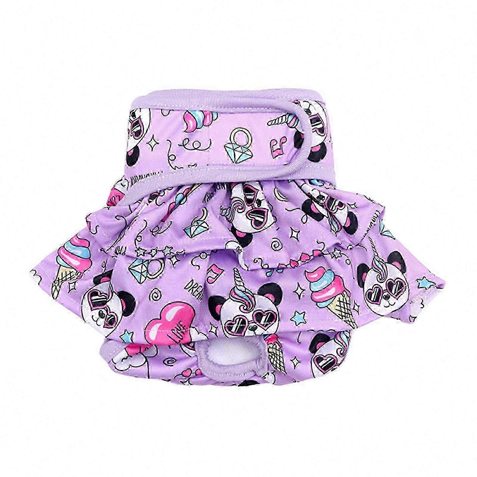 Panda Pattern Reusable Dog Diapers