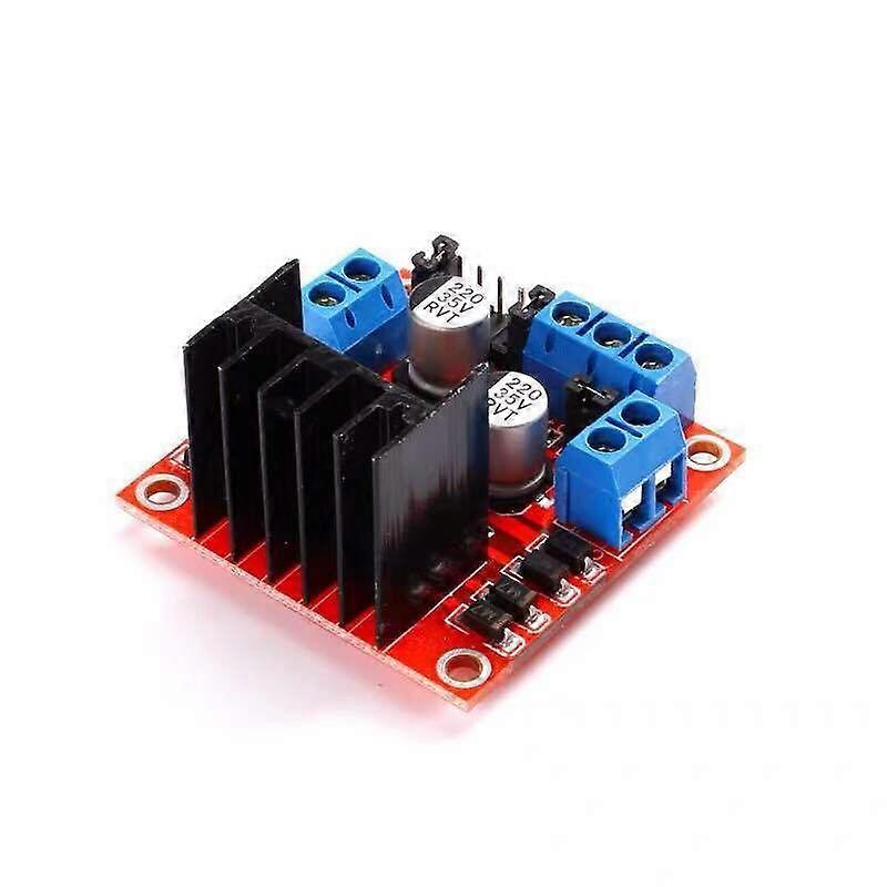 Stepper Motor Driver Module L298N DC Dual H-Bridge Controller Board Compatible with Raspberry Pi Module(2pcs, multicolor)