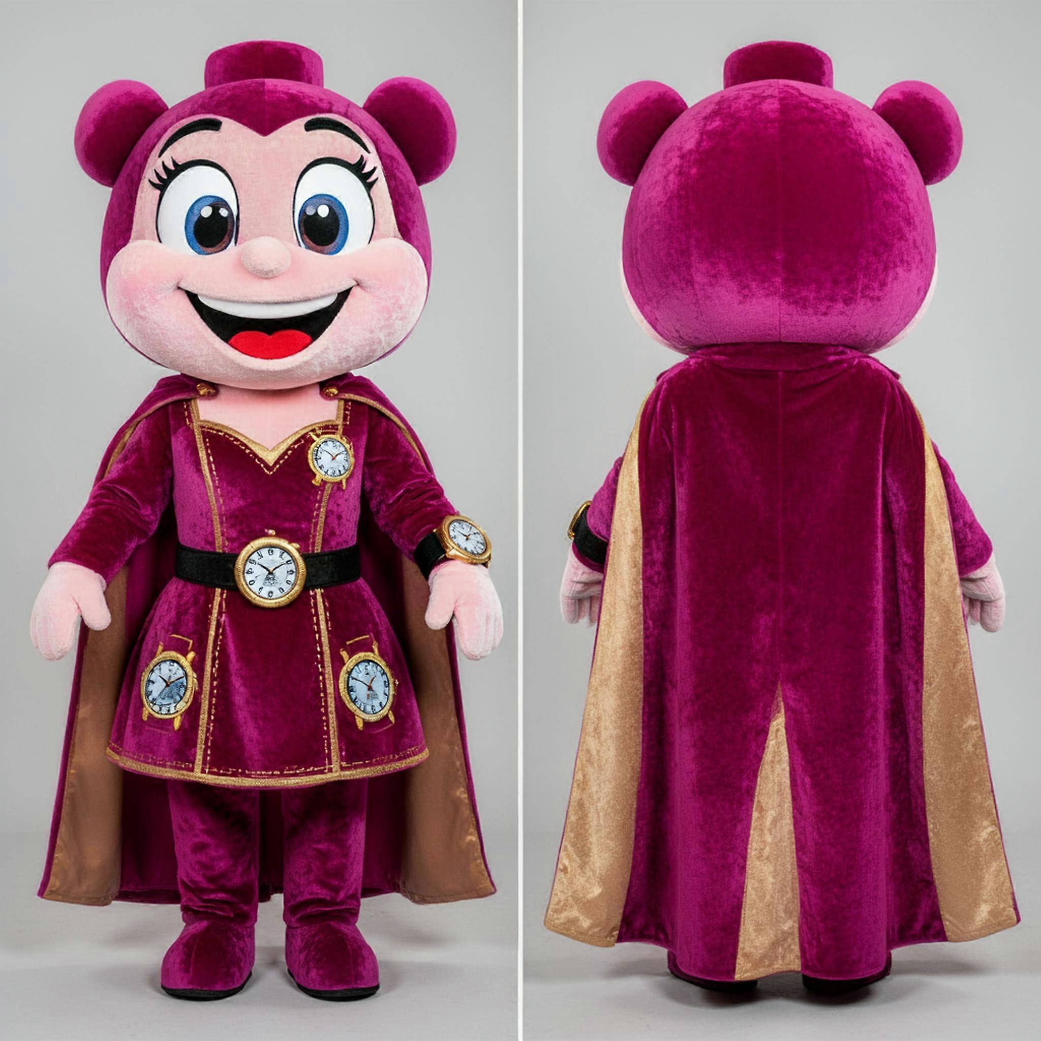MASTICOT Magenta Velvety Ring Master Mascot