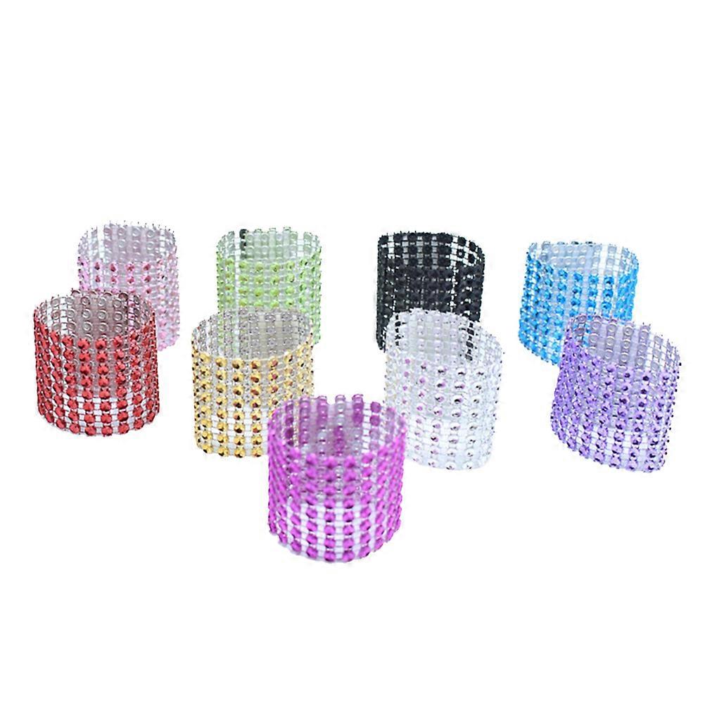 Wedding Napkin Ring Featuring 30Pcs Assorted Color for Elegant Setting