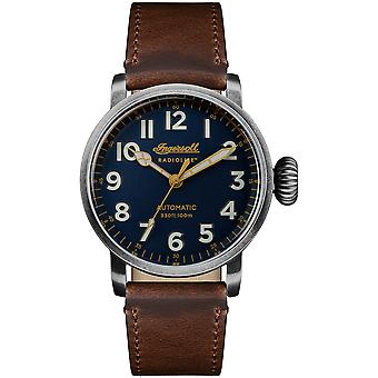 Ingersoll Linden automatische Analog Man Uhr mit Cowskin Armband I04803