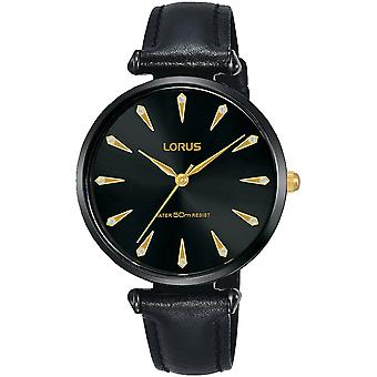 Lorus kvinna kvarts analog kvinna klocka med GR247PX9 cowskin armband