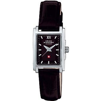 Swiss Military Quartz Analog Woman Watch with Cowhide Bracelet SM30054.05