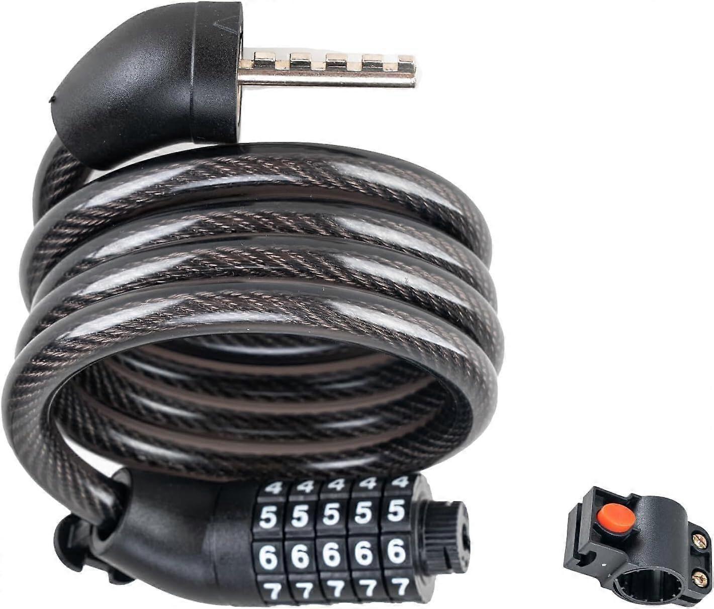 Electric Bicycle Key Lock
Combination Coiled Cable
