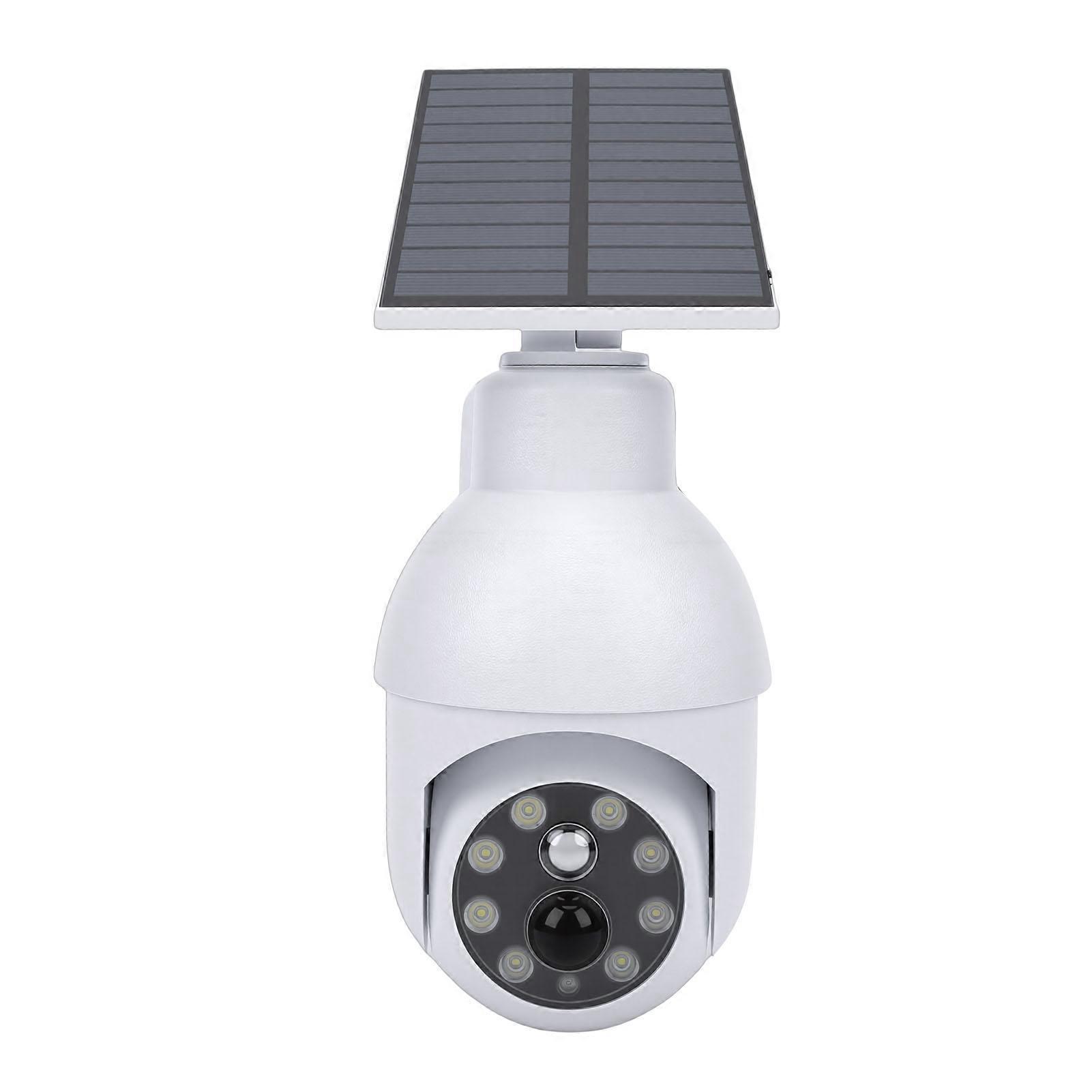 Solar Security Light 540LM Motion Sensor Outdoor IP64 Water Proof Simulation Camera LED Light for Yard