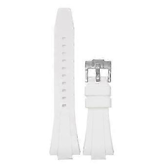Liquid Silicone Watch Strap 11mm 12mm Replacement Band with Stainless Steel Buckle, Compatible with Tissot PRX Super Gamer Series