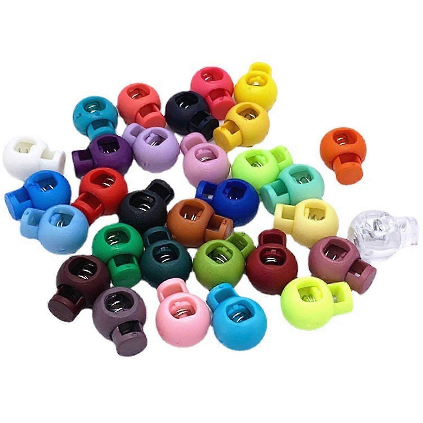 22x17mm Plastic Spring Cord Locks 100 Pcs