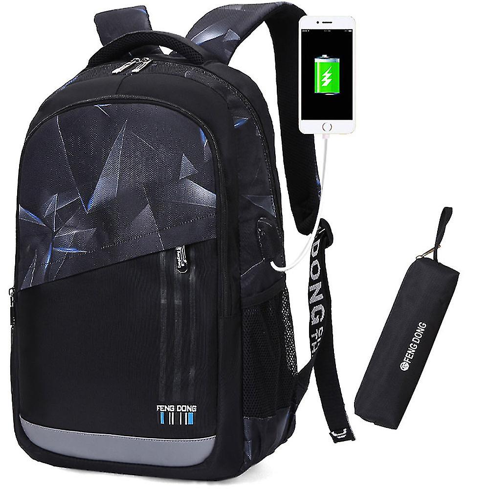 High-capacity Printed Travel Bag Computer Bag For Middle School Students