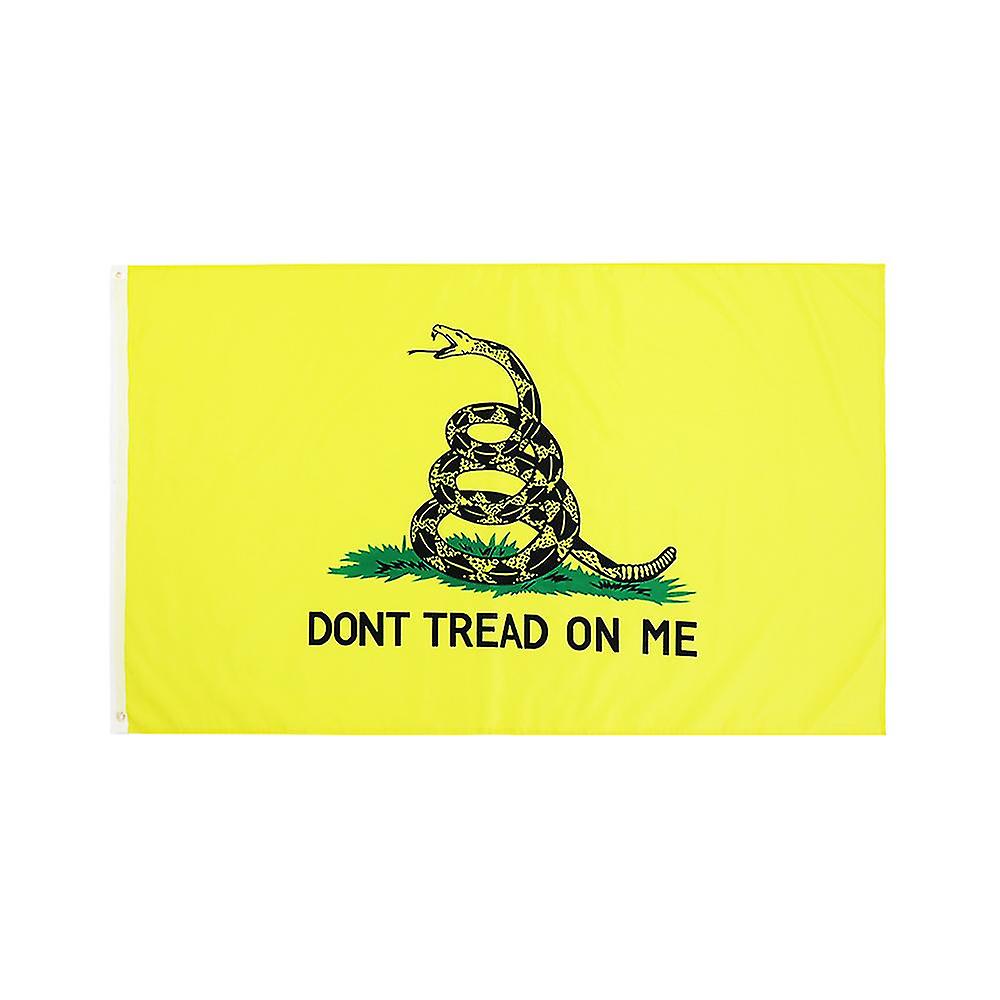 3x5 Ft Tea Party Rattlesnake Dont Tread On Me Gadsden Flag Polyester Printed Flags And Banners For Decor