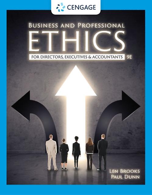 Business And Professional Ethics by Paul Brock University Dunn Paperback