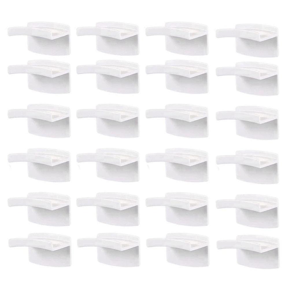 24 Pack Adhesive Hat Hooks For Wall Mount No Drilling,minimalist Hat Rack Design Rust Proof Adhesiv