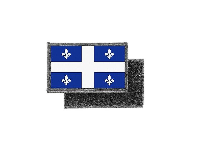 Patch ecusson prints canada quebec flag badge