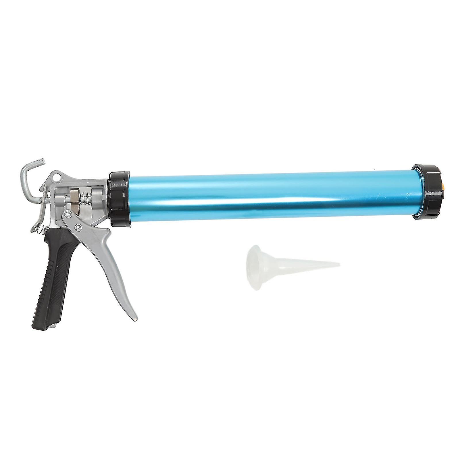 Heavy-Duty Aluminum Caulking Gun - Rotating Handle for Drip-Free, Easy Sealant Application