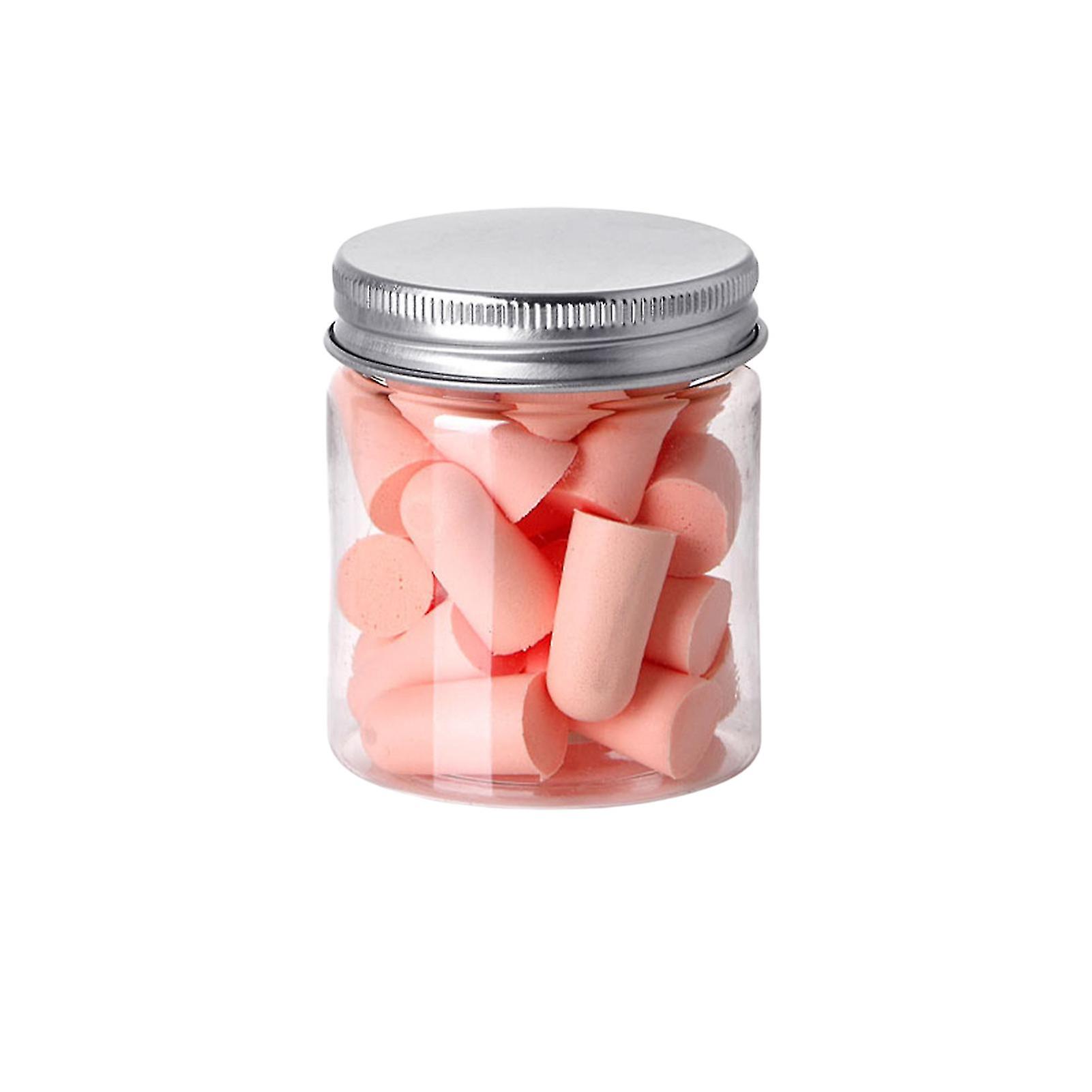 24/60/120pcs Work Noise Cancelling For Sleeping Slow Rebound Ear Plugs Reusable