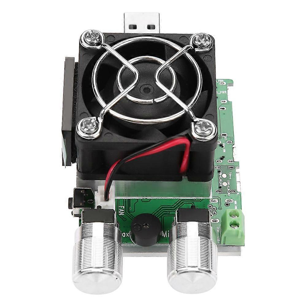 35W Adjustable USB Constant Current Electronic Load Battery Voltage Capacity Tester With LCD A-B