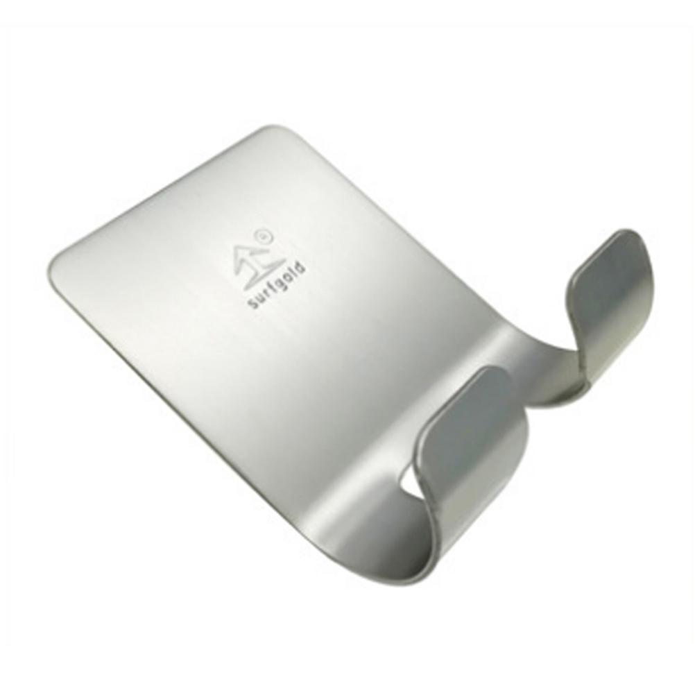 Stainless Steel Self Adhesive Razor Holder Hooks Waterproof Multi-functional Wall Hooks