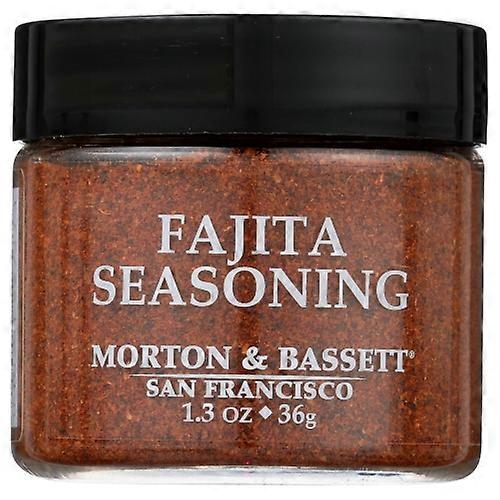 Morton & Bassett Seasoning Fajita, 1.3 Oz(Case Of 3) (Pack of 1)