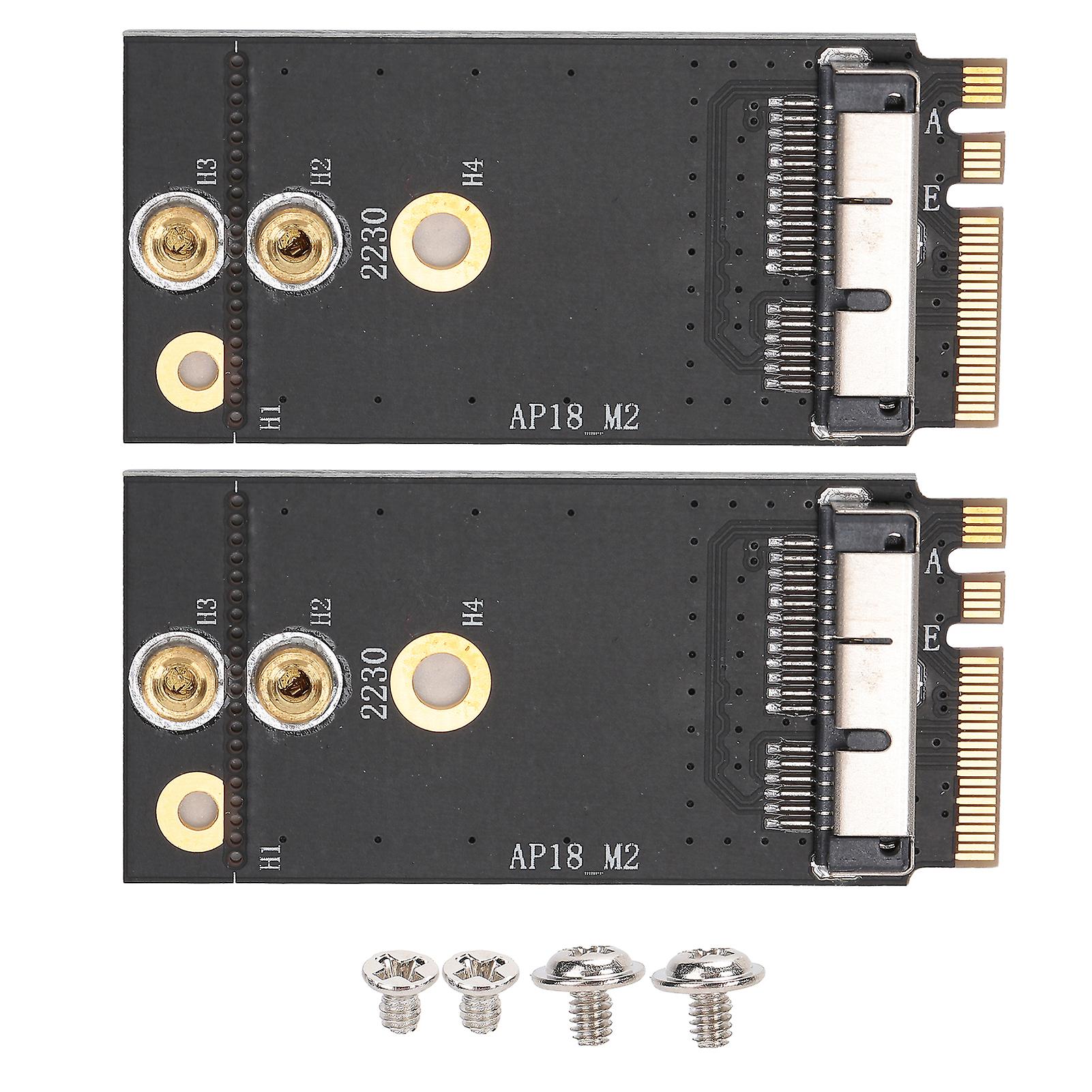 2Pcs Adapter for OS X to NGFF Interface Wireless Network Card BCM94360CS2 BCM943602CS