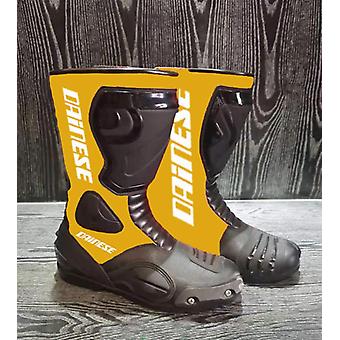 Mens Leather Motorbike Motorcycle Racing Sports Shoes Boots...