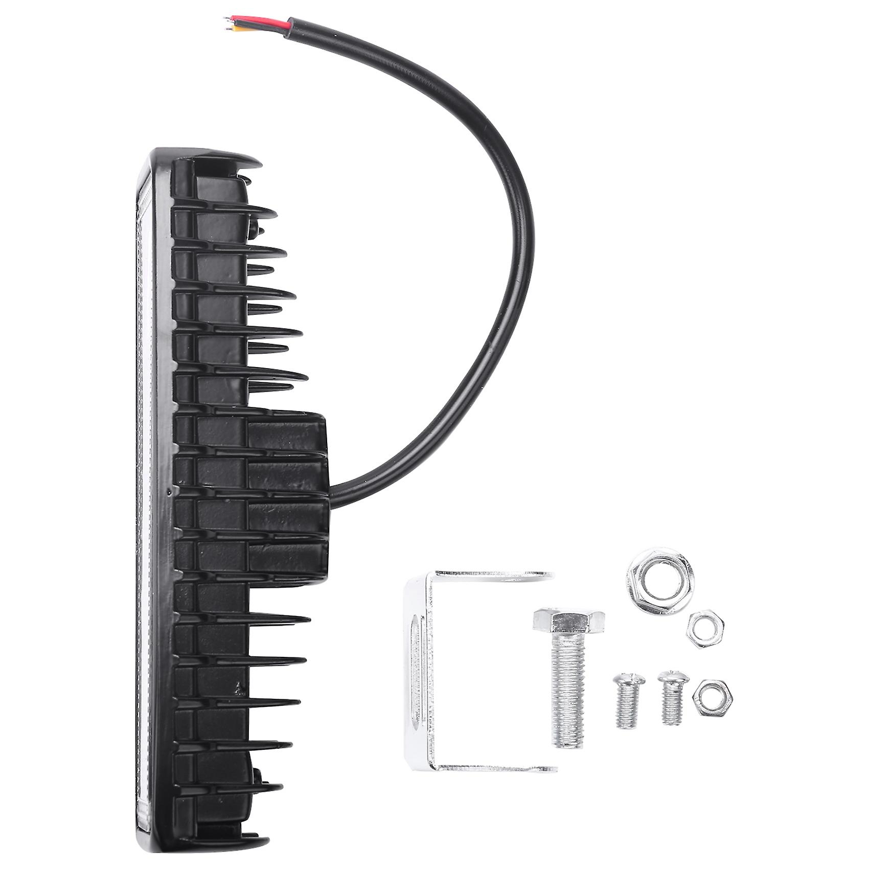 48W Strobe Flash Work Light Led Light Bar White Yellow For Offroad Atv Suv Motorcycle Truck Trailer