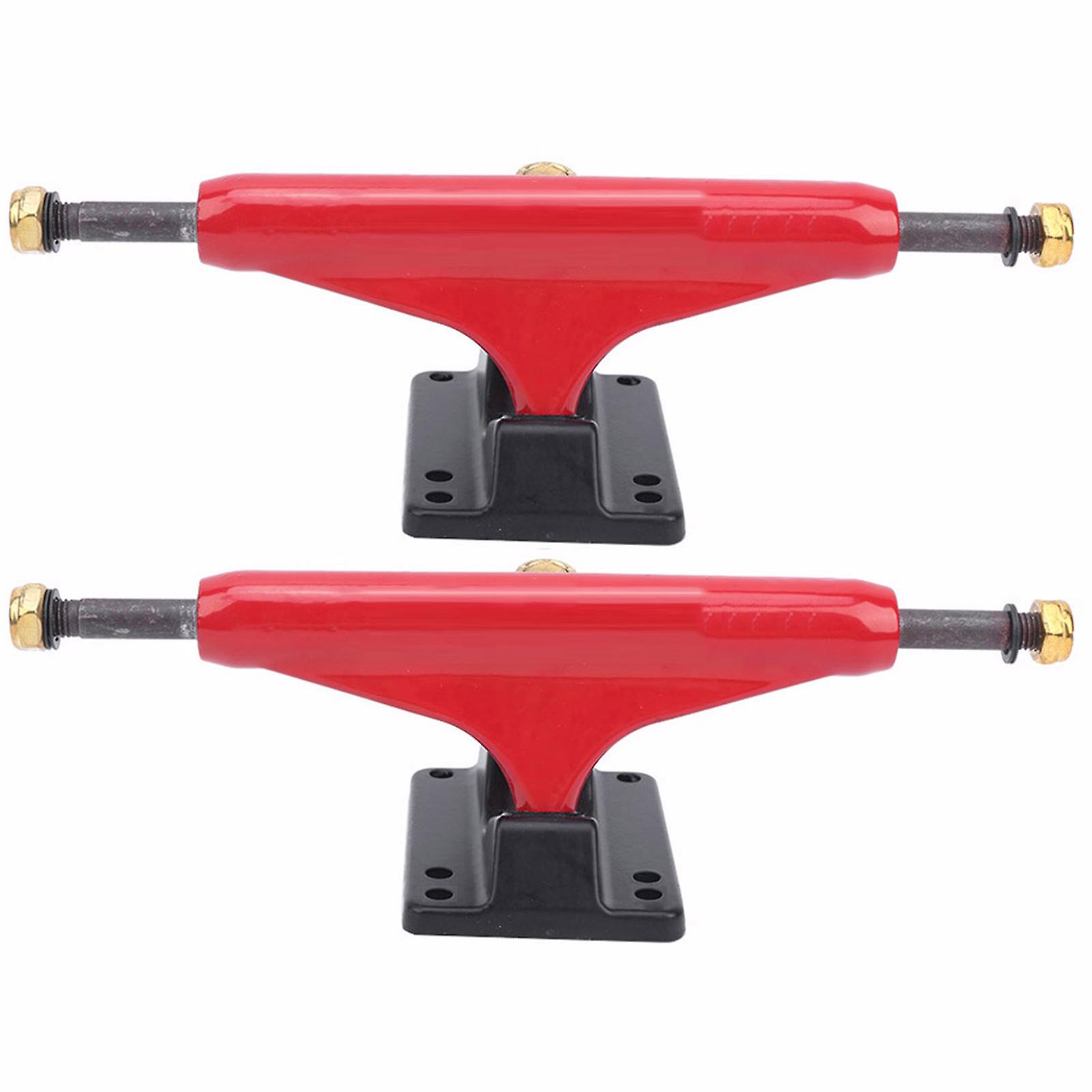 Lot de 2 supports de skateboard professionnels en érable, support de longboard, accessoire de sport de plein air, rouge