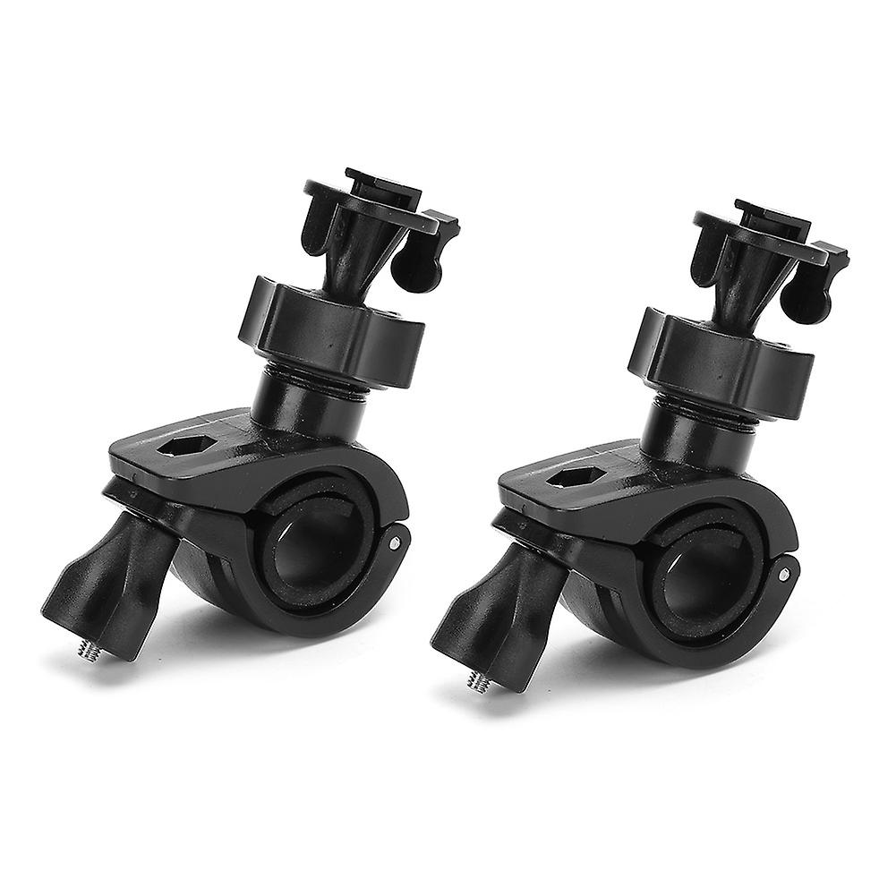 2Pcs 360° Rotating Car DVR Holder - Adjustable Mount for Bicycle & Motorcycle Cameras