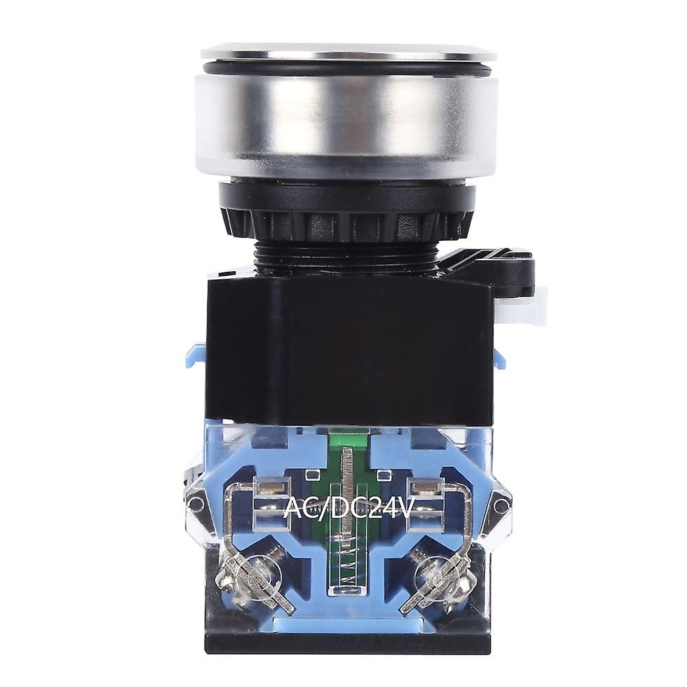 GQ38 30mm Industrial Push Button Switch - AC/DC24V, Self-Locking, No Light