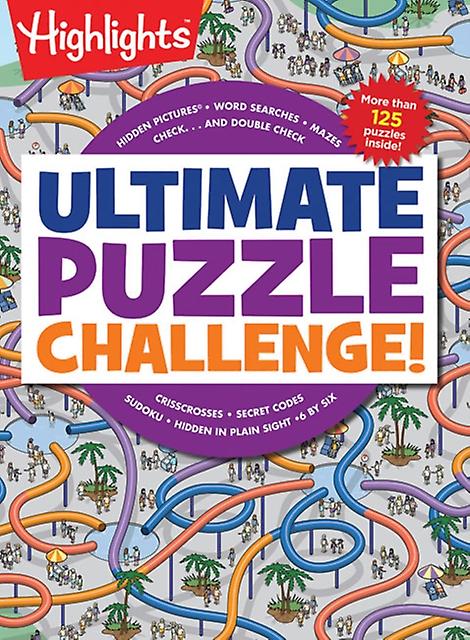 Ultimate Puzzle Challenge by Highlights Paperback Book