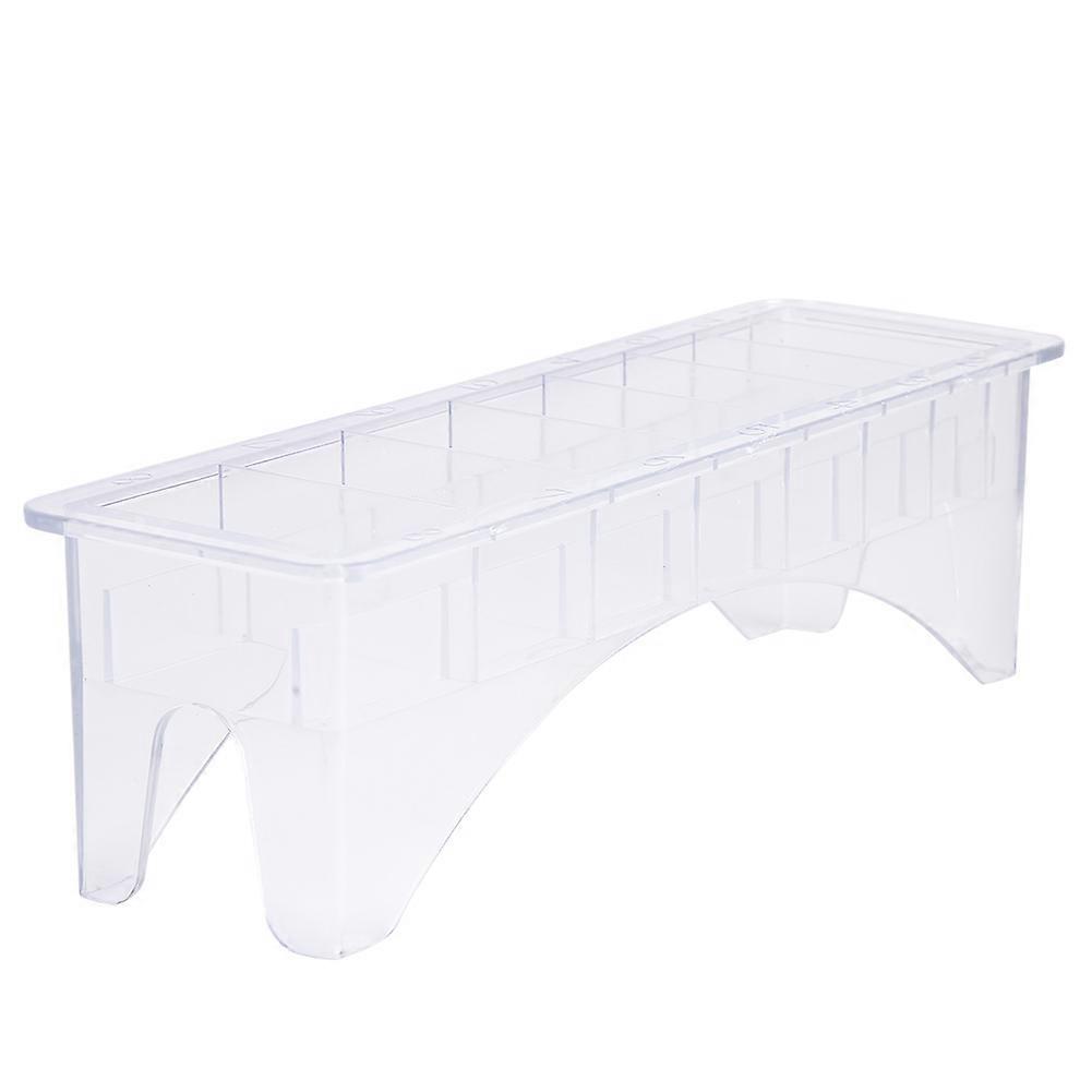 Limit Comb Storage Box Organizer Case 8 Slots 22x6.8x6.5cm Plastic