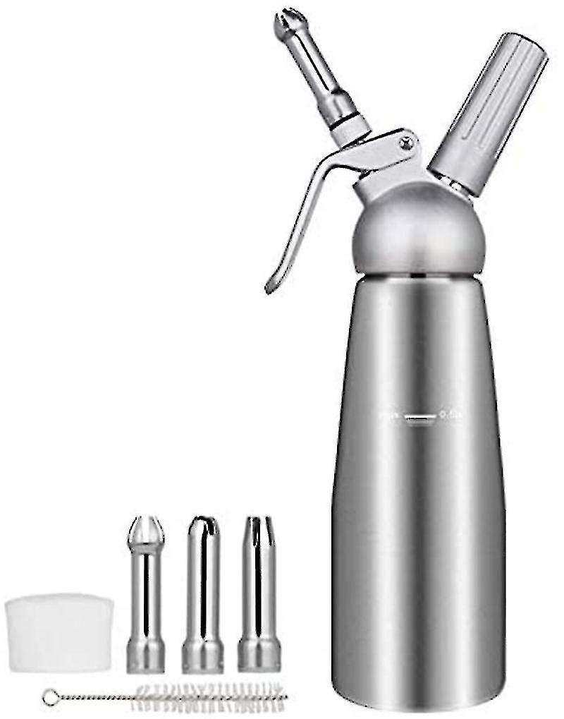 Dispenser di crema da 500 ml Macchina per panna montata in acciaio inossidabile Macchina per la crema Panna montata con corpo in alluminio-HYJ