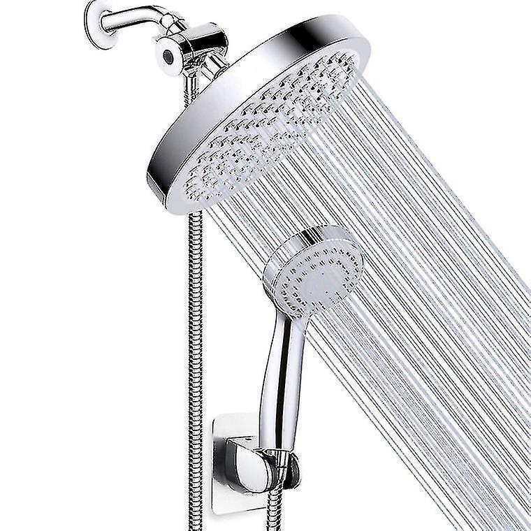 Filtered High Pressure Rainfall Shower Head with Handheld Shower Filter