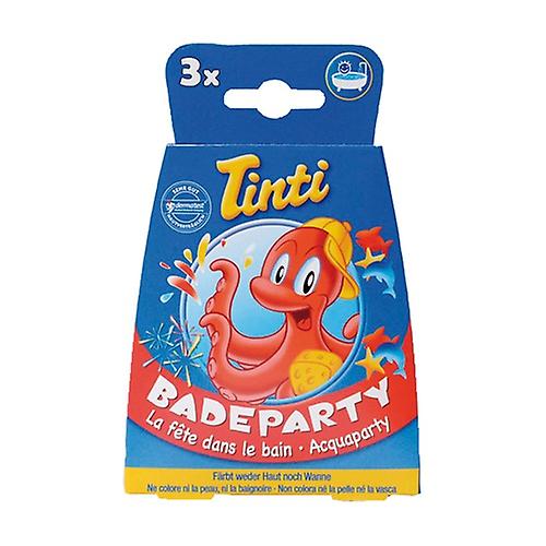 The bath party: 1 bath color + 1 crackling bath + 1 bath confetti 3 units