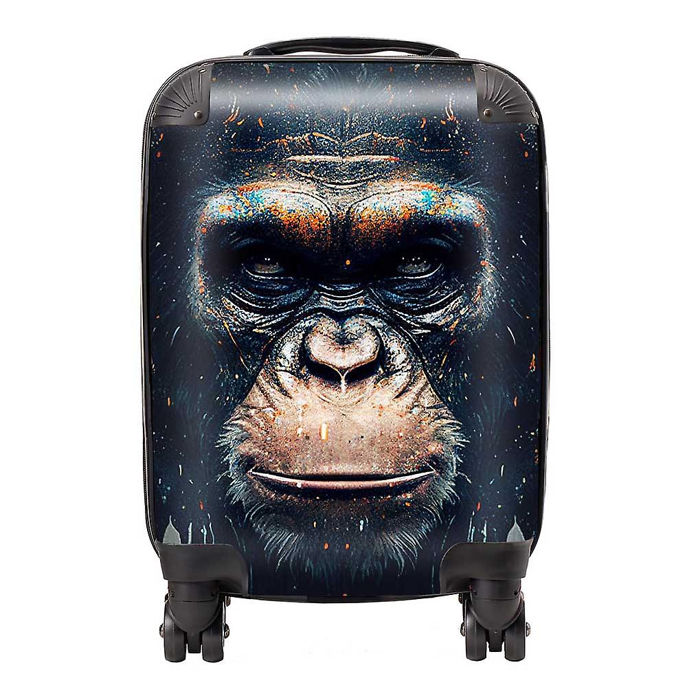 Gorilla Face Splashart Suitcase