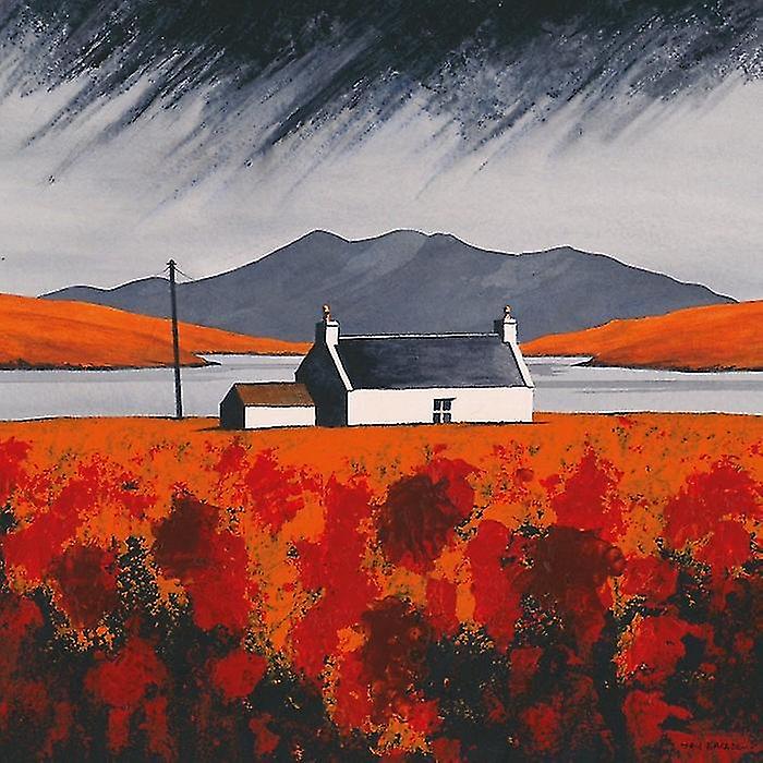Anthony Barber Loch Erisort - Autumn Canvas Print