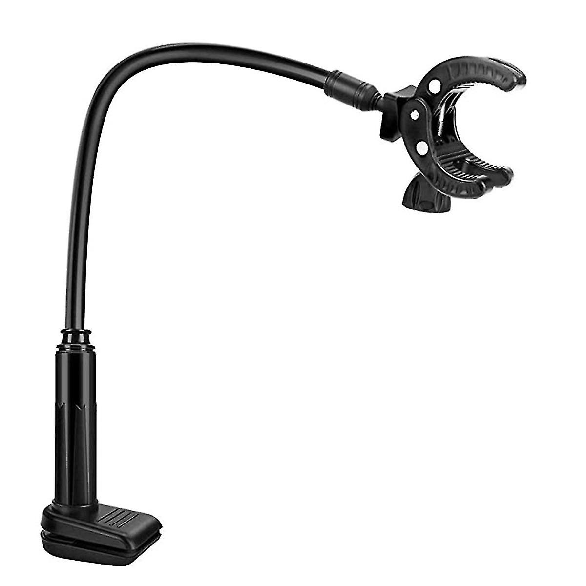 حامل مشبك مجفف شعر الأليفة ، حامل مجفف شعر للحيوانات الأليفة قابل للدوران بزاوية 360 درجة من الألومنيوم بدون استخدام اليدين 