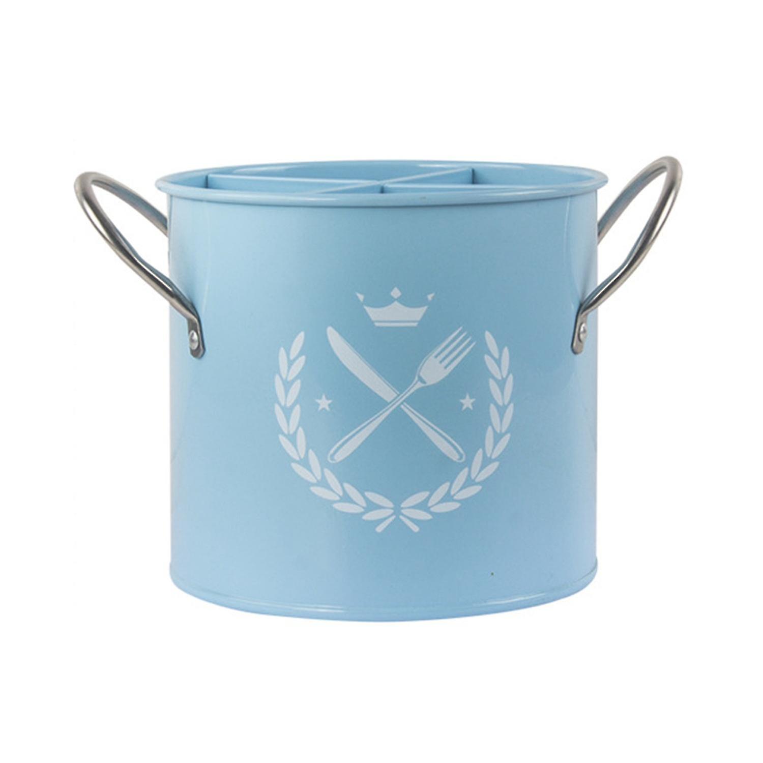 Practical Individual Grid Storage Bucket Multifunctional Shockproof Metal Storage Holder for Home