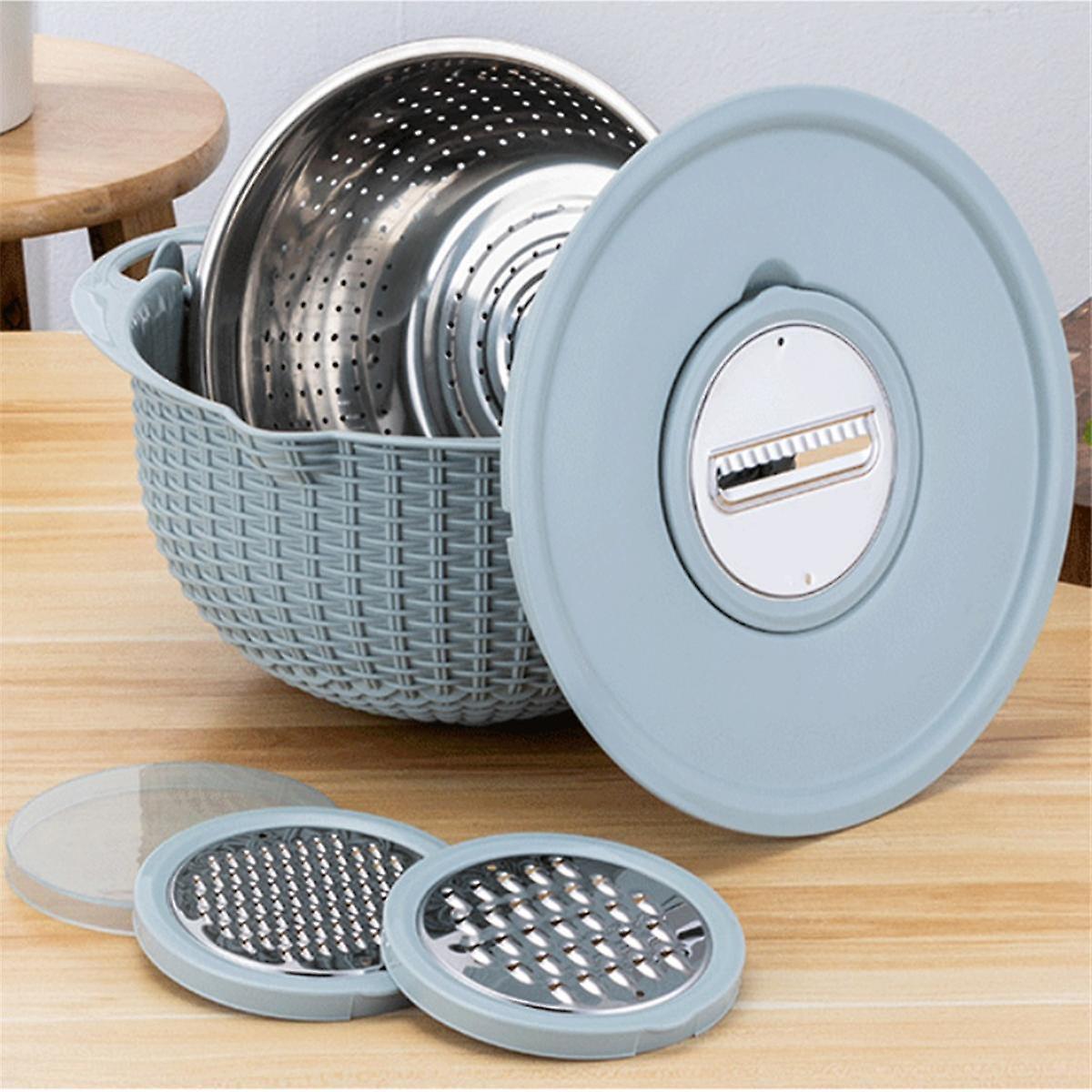 Colander with Mixing Bowl Grater Set Colander Bowl Fruit Strainer Bowl Colanders&Food Strainers Rot