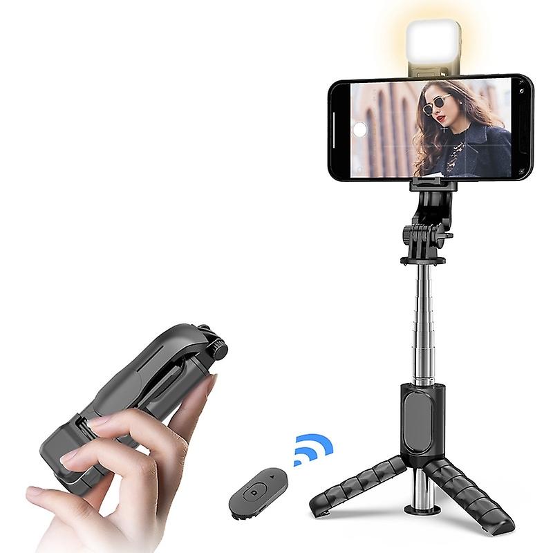 Mini Selfie Stick, Specification: Q11S 76cm With Fill Light Q11S 76cm With Fill Light