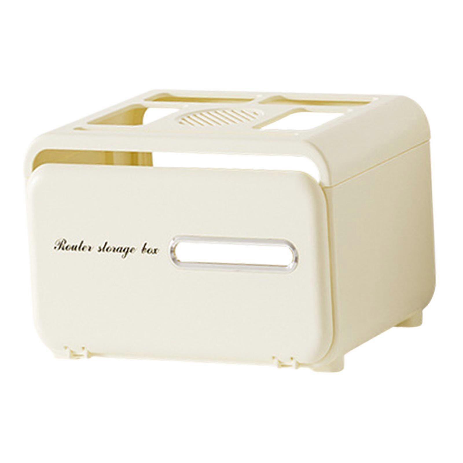 Router Storage Box Modern Cable Management Box Multipurpose Router Cover Box 1 Layer