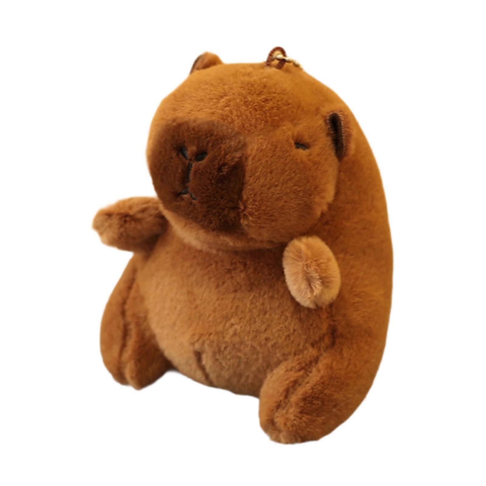 Capybara pehmoleluavaimenperä hauska auton avaimenperä perheelle tytöt pojat ystävät tyyli a