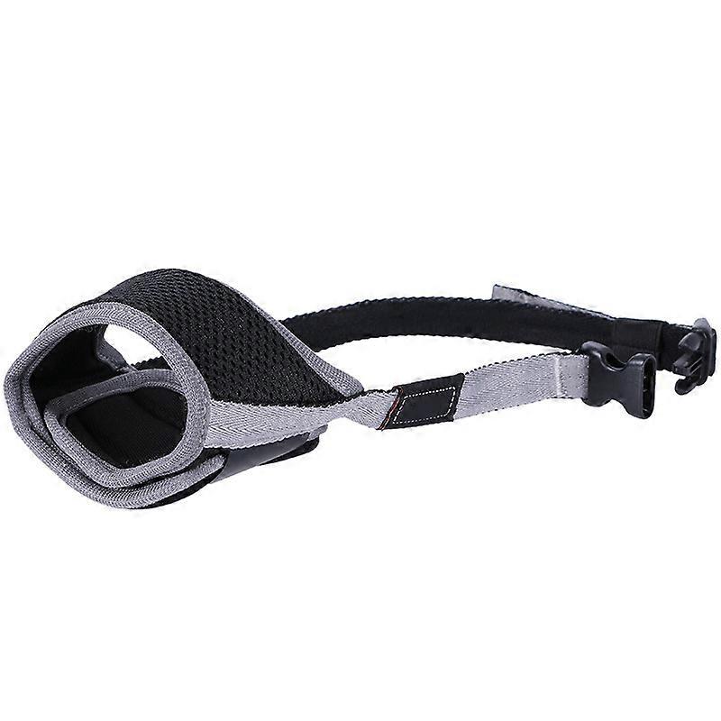 Dog Muzzle Anti Biting Barking and Chewing,Suitable for Small, Medium and Large Dogs (S, Black)