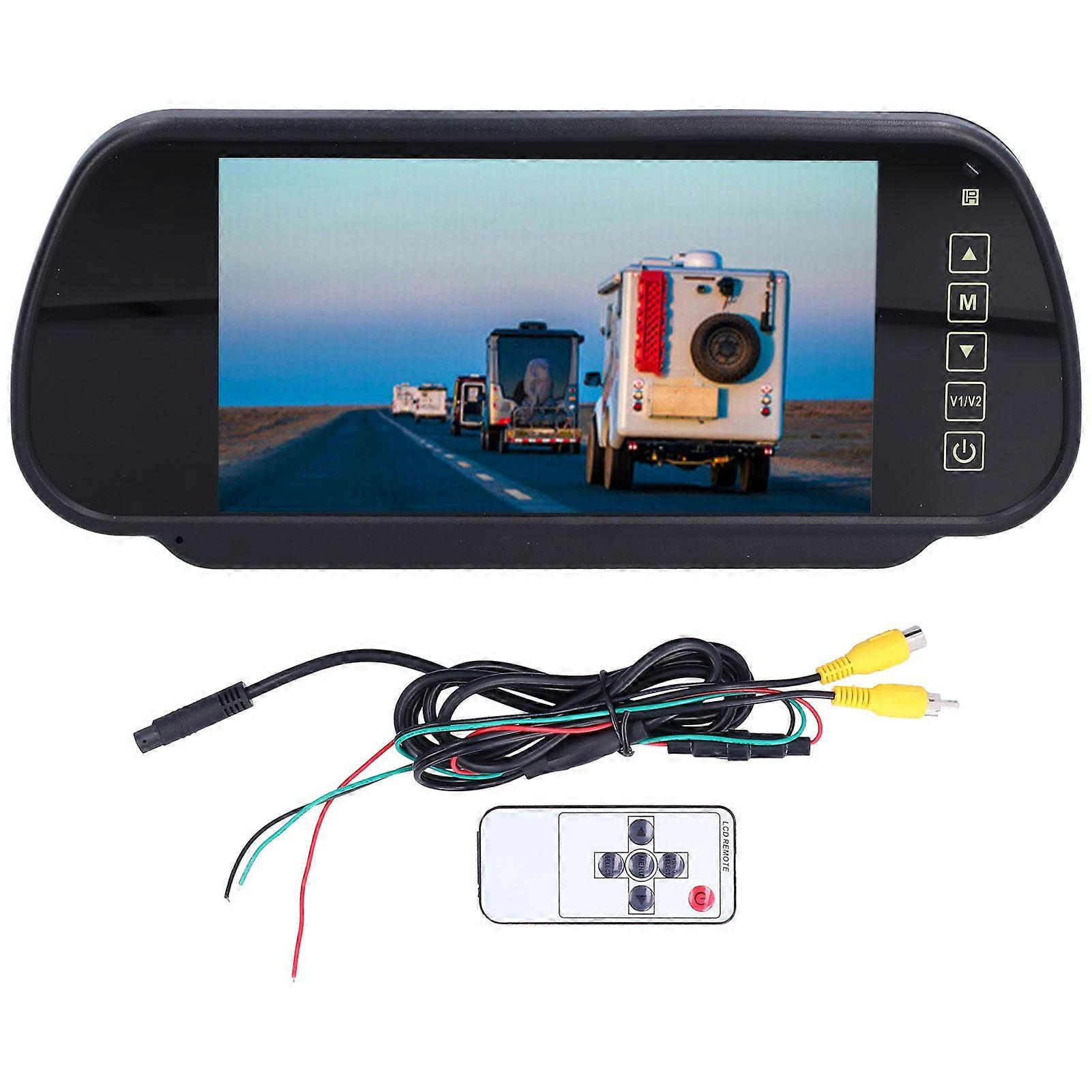 7in Rear View Monitor Color TFT LCD HD Screen Car Backup Reversing Parking System E2U211