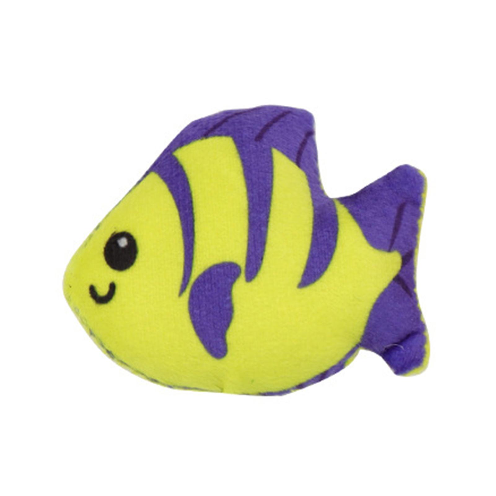 Fish Shape Cat Plush Toy Soft Stuffed Bite-Resistant Interactive Pet Chew Toy Anxiety-Reducing Teeth Cleaning Emotional Soothing Cat Toy