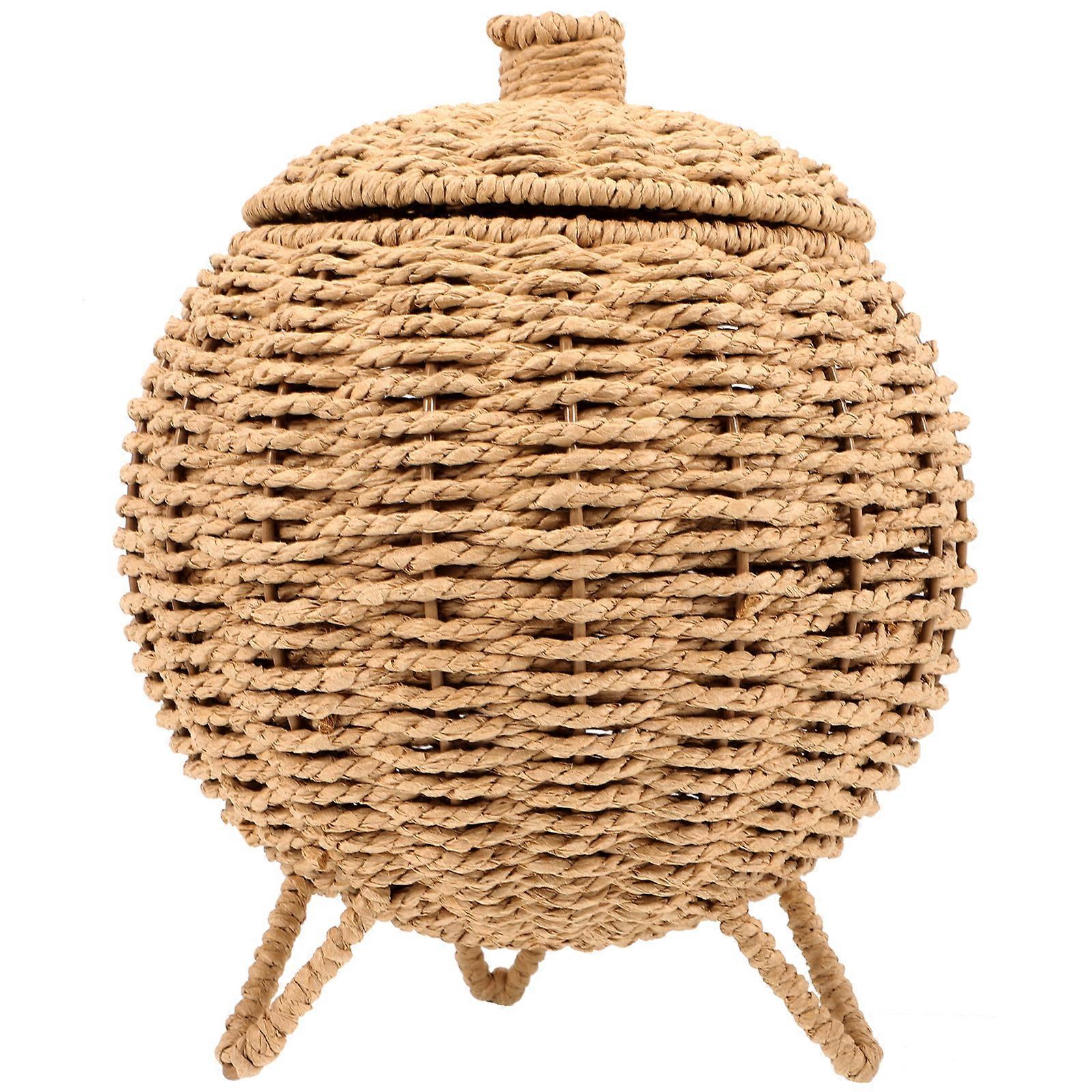 Woven Egg Storage Basket Multi-function Egg Basket Convenient Storage Basket