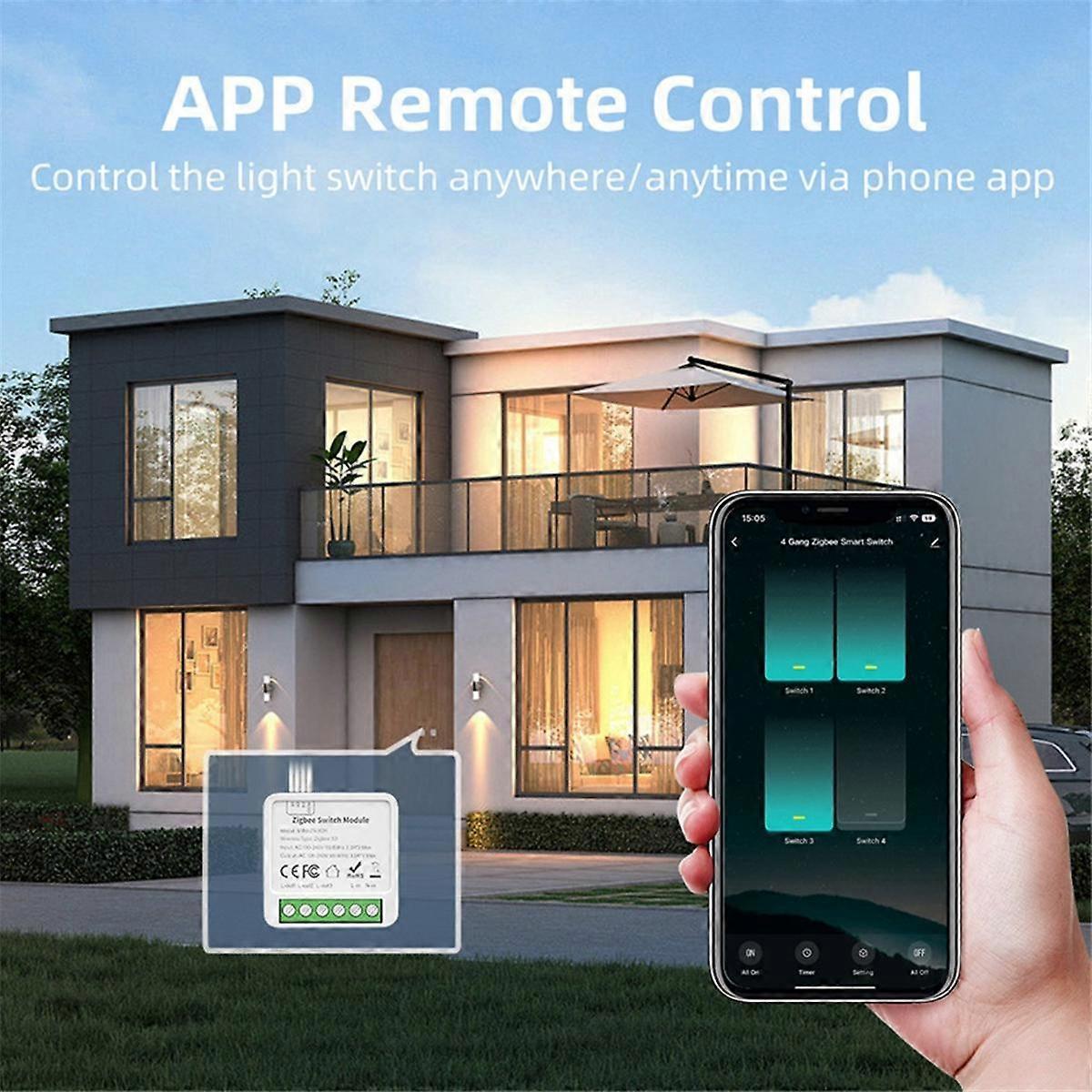 2-Way On/Off Switch Graffiti Smart ZigBee Smart 2-Way On/Off Switch ...