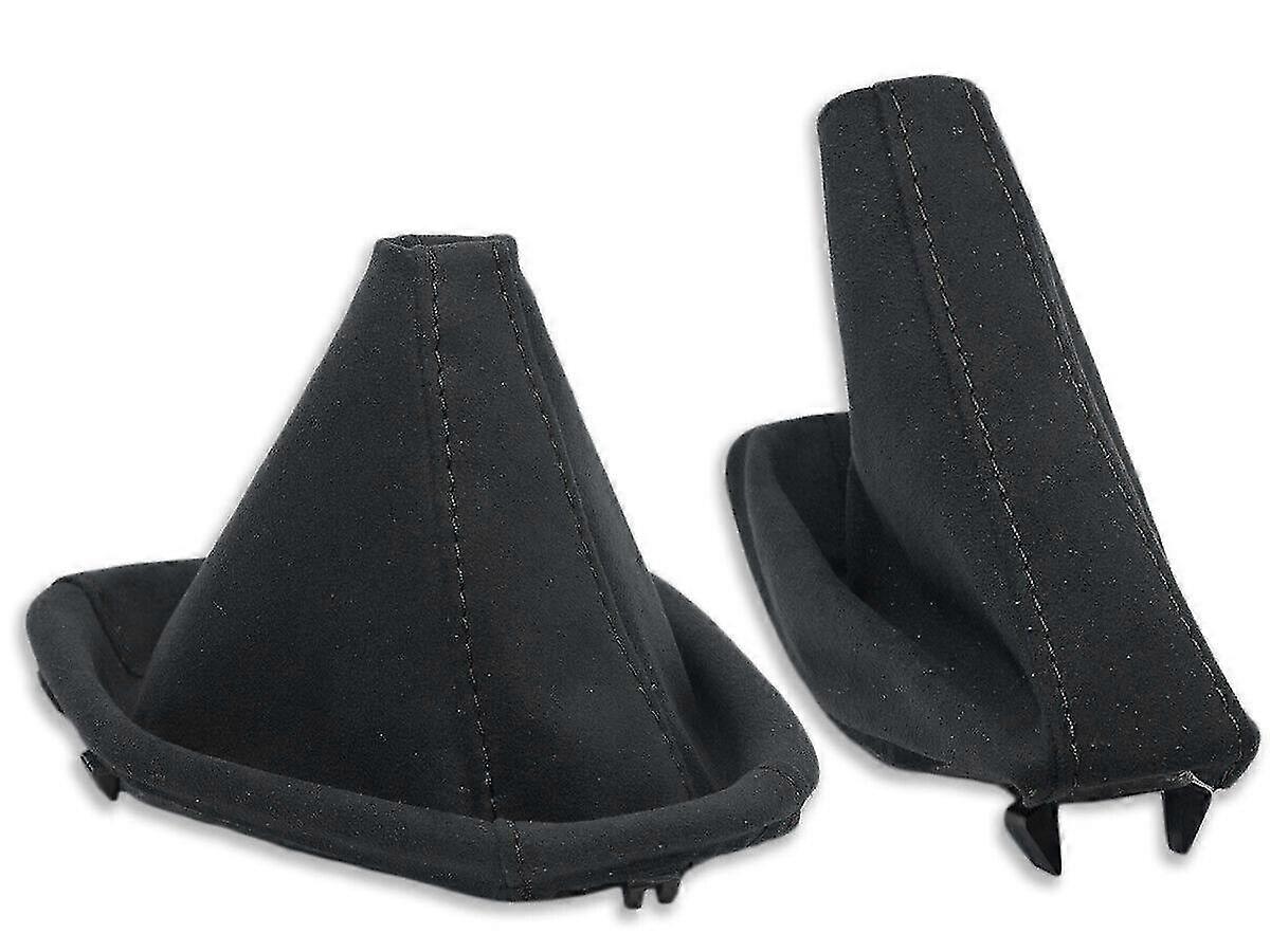 SHIFT BOOT HANDBRAKE BOOT FOR BMW E39 5-Series ALCANTARA BLACK