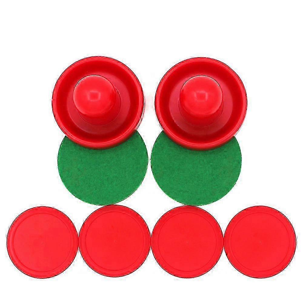 Air Hockey Pushers Air Hockey Pucks Goal Handles Paddles Replacement Accessories - CHUNC