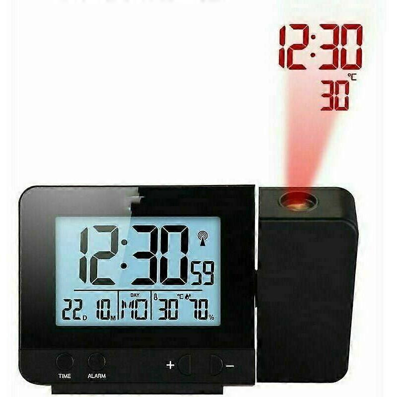 Alarm Clock Ceiling Spotlight, Digital Alarm Clock D Indoor Temperature Projection Alarm Clock 180 