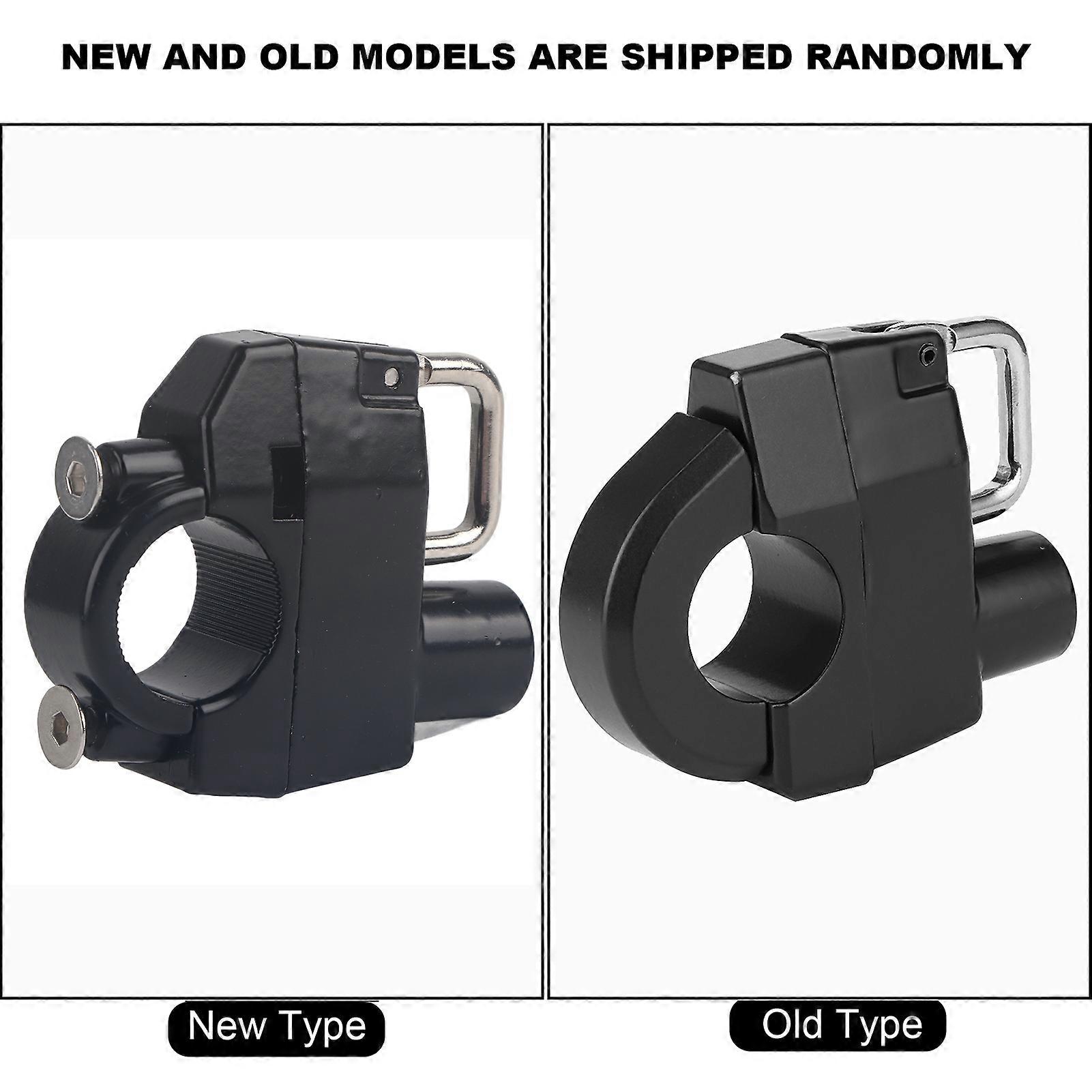 Universal Motorcycle 22mm/0.9in Handlebars Helmet Lock Set Padlock Accessories