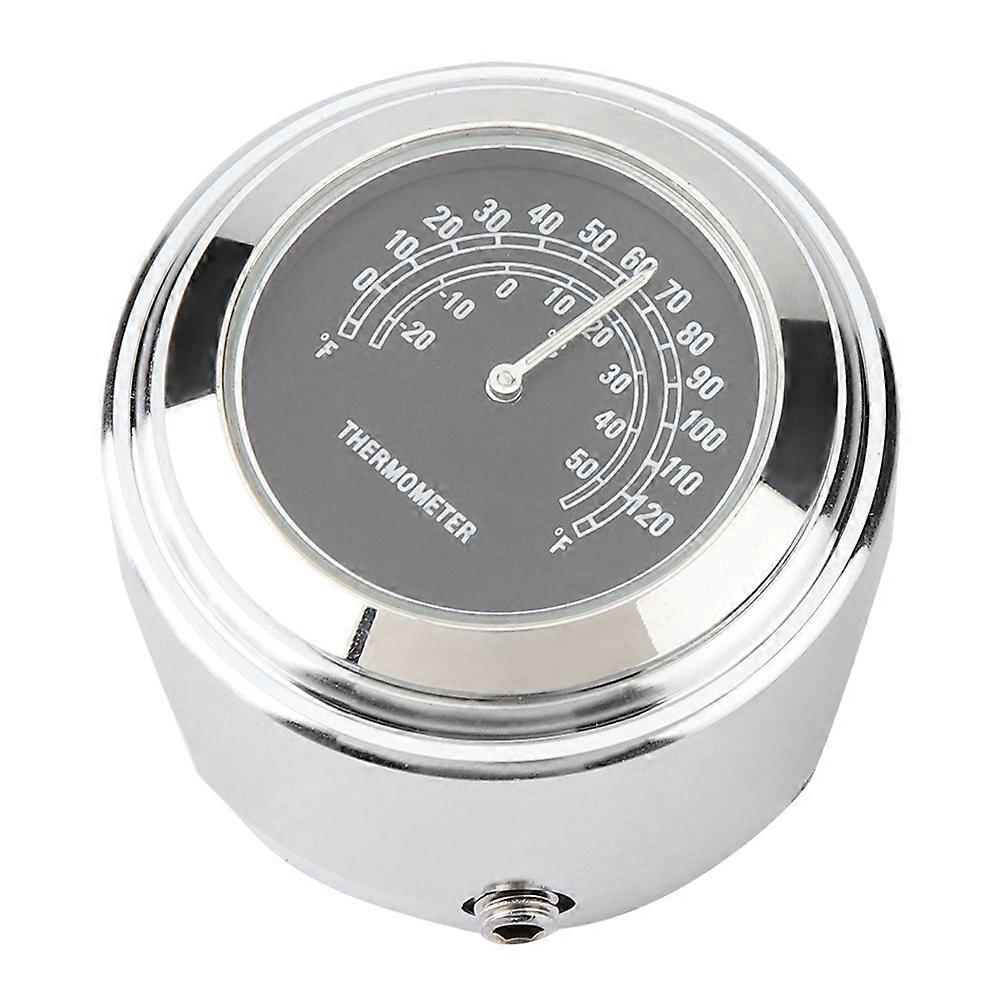 22-25mm Motorcycle Handlebar Mount Thermometer Temp Dial Meter Gauge